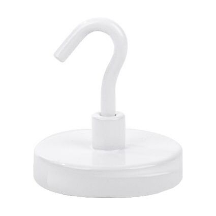 pavo Hakenmagnet, wei, Durchmesser: 25 mm, 3er Pack
