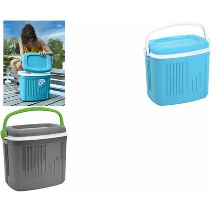 EDA Khlbox ICEBERG, 32 Liter, trkis / wei