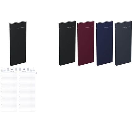 LECAS Agenda journalier Long Euros Cents, 2026, assorti