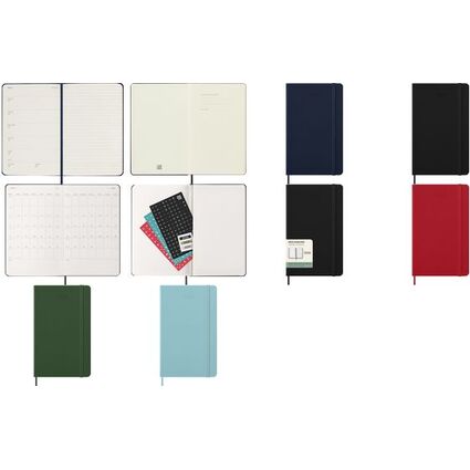 MOLESKINE Buchkalender 2026, Wochen, XL, Hardcover,schwarz