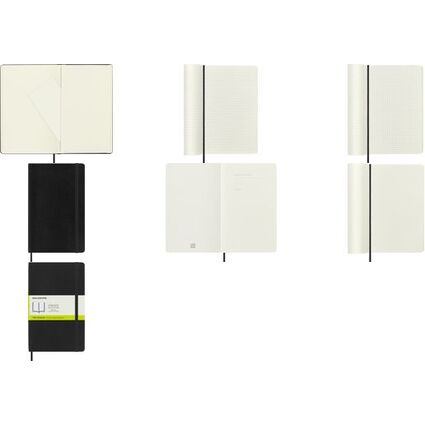 MOLESKINE Notizbuch, P/A6, blanko, Softcover, schwarz