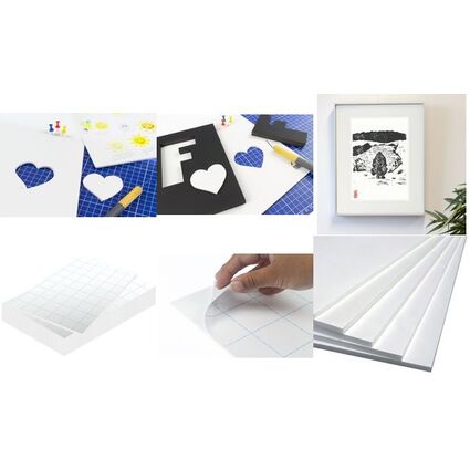 kangaro Foam Board, DIN A4, Strke: 5 mm, selbstklebend