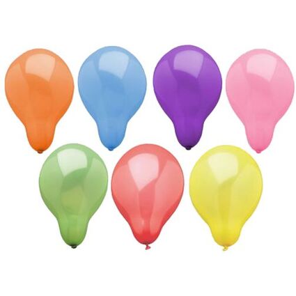 PAPSTAR Luftballons, Durchmesser: 250 mm, farbig sortiert