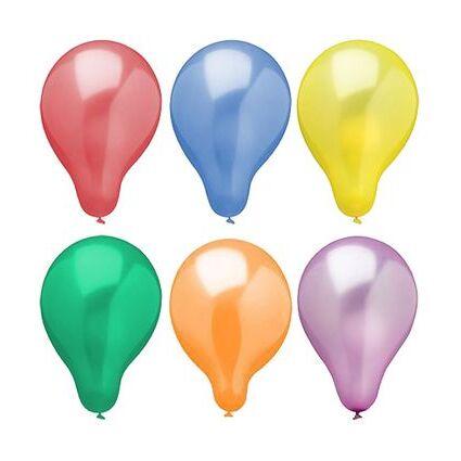 PAPSTAR Luftballons "Metallic", farbig sortiert