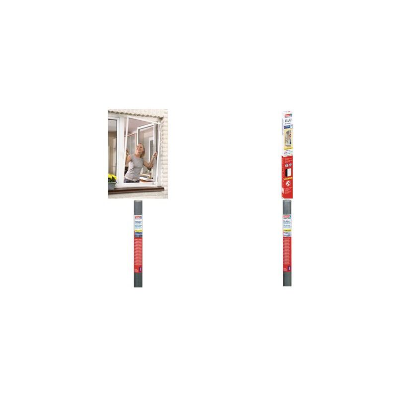 tesa Fliegengitter ALU COMFORT Fenster, 1,40 m x 1,50 m