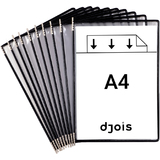 djois by tarifold Drehzapfentafel, din A4, schwarz