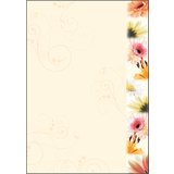sigel Design-Papier, din A4, 90 g/qm, motiv "Flowerstyle"