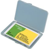 sigel visitenkarten-etui "Kunststoff", transparent, matt