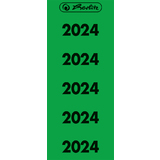 herlitz ordner-inhaltsschild Jahreszahl 2024, grn