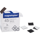 magnetoplan takkis 30 x 20 mm, selbstklebend, schwarz