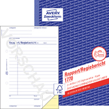 AVERY zweckform Formularbuch "Rapport/Regiebericht", SD, A5