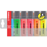 STABILO textmarker BOSS ORIGINAL, 6er Kunststoffetui