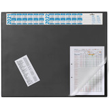 DURABLE schreibunterlage mit Jahreskalender, schwarz
