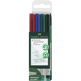 FABER-CASTELL nonpermanent-marker MULTIMARK F, 4er Etui