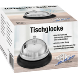 WEDO Tischglocke, signalglocke aus Metall, schwarzer Fu