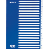 LEITZ Kunststoff-Register, A-Z, A4, 21-teilig, PP, wei