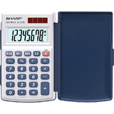 SHARP taschenrechner EL-243 S, Solar-/ Batteriebetrieb