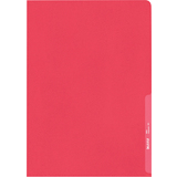 LEITZ Sichthlle Standard, A4, PP, genarbt, rot, 0,13 mm