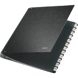 LEITZ Pultordner, A4, 1-12, 12 Fcher, Hartpappe, schwarz