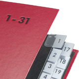PAGNA pultordner Color, din A4, 1 - 31, 31 Fcher, rot