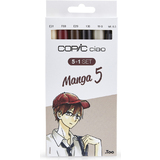 COPIC marker ciao, 5+1 set "Manga 5"