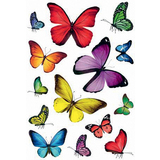 HERMA sticker DECOR "Schmetterlingsvielfalt"