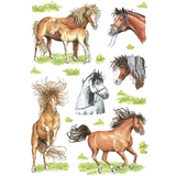 HERMA sticker DECOR "Gezeichnete Pferde"