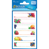 ZDesign home Haushalts-Etiketten "Rahmen & Obst"