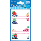 ZDesign home Haushalts-Etiketten "Erdbeere & Johannisbeere"