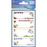 ZDesign home Haushalts-Etiketten "Obst Rahmen", ablsbar