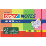 tesa marker Notes Haftmarker, Neonfarben, 50 x 20 mm