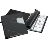 DURABLE visitenkarten-ringbuch VISIFIX PRO, breit, schwarz