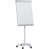 FRANKEN flipchart PRO Mobil, 670 x 950 mm, hellgrau