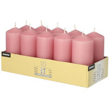 STARPAK Stumpenkerze, Durchmesser: 40 mm, altrosa