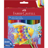 FABER-CASTELL buntstifte KINDER-AQUARELL, 24er Kartonetui