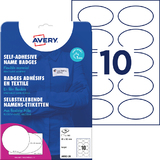AVERY zweckform Inkjet-Namens-Etiketten, 85 x 50 mm, oval