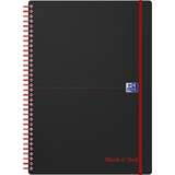 Oxford spiralbuch Office "Black n' Red", din A4, liniert, PP