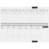 rido id tischkalender "sequenz Trucard", 2026, wei
