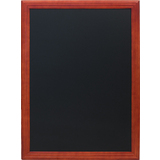 Securit kreidetafel UNIVERSAL, mit Holzrahmen, mahagoni