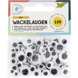 folia Wackelaugen-Mix, Gren sortiert, selbstklebend