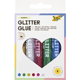 folia glitzerkleber "Glitterglue", 9,5 ml, farbig sortiert