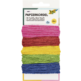folia Papierkordel, 5 m, farbig sortiert