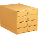RHODIA schubladenbox RHODIARAMA, 4 Schbe, orange