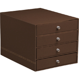 RHODIA schubladenbox RHODIARAMA, 4 Schbe, bronze