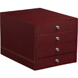 RHODIA schubladenbox RHODIARAMA, 4 Schbe, weinrot
