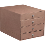 RHODIA schubladenbox RHODIARAMA, 4 Schbe, rosenholz