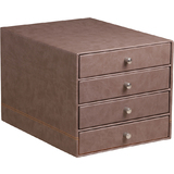 RHODIA schubladenbox RHODIARAMA, 4 Schbe, schokolade