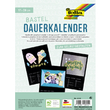 folia Kreativ-Wandkalender, 170 x 240 mm, schwarz