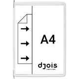 djois by tarifold Drehzapfentafel, din A4, wei