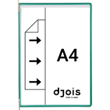 djois by tarifold Drehzapfentafel, din A4, grn